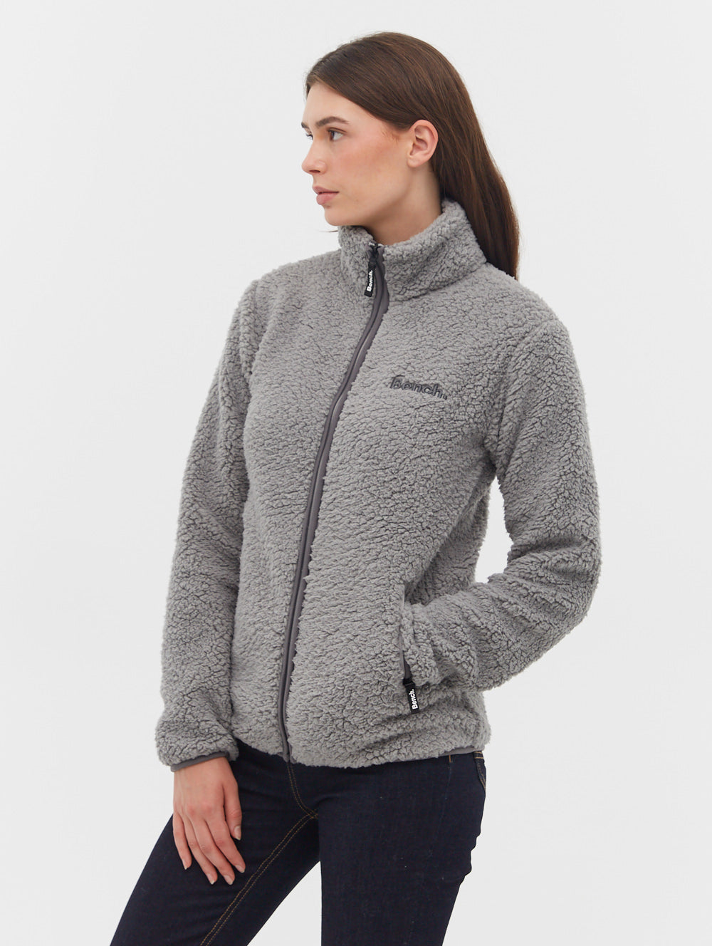 Edition Fleece Funnel Zip-Up - Grey
