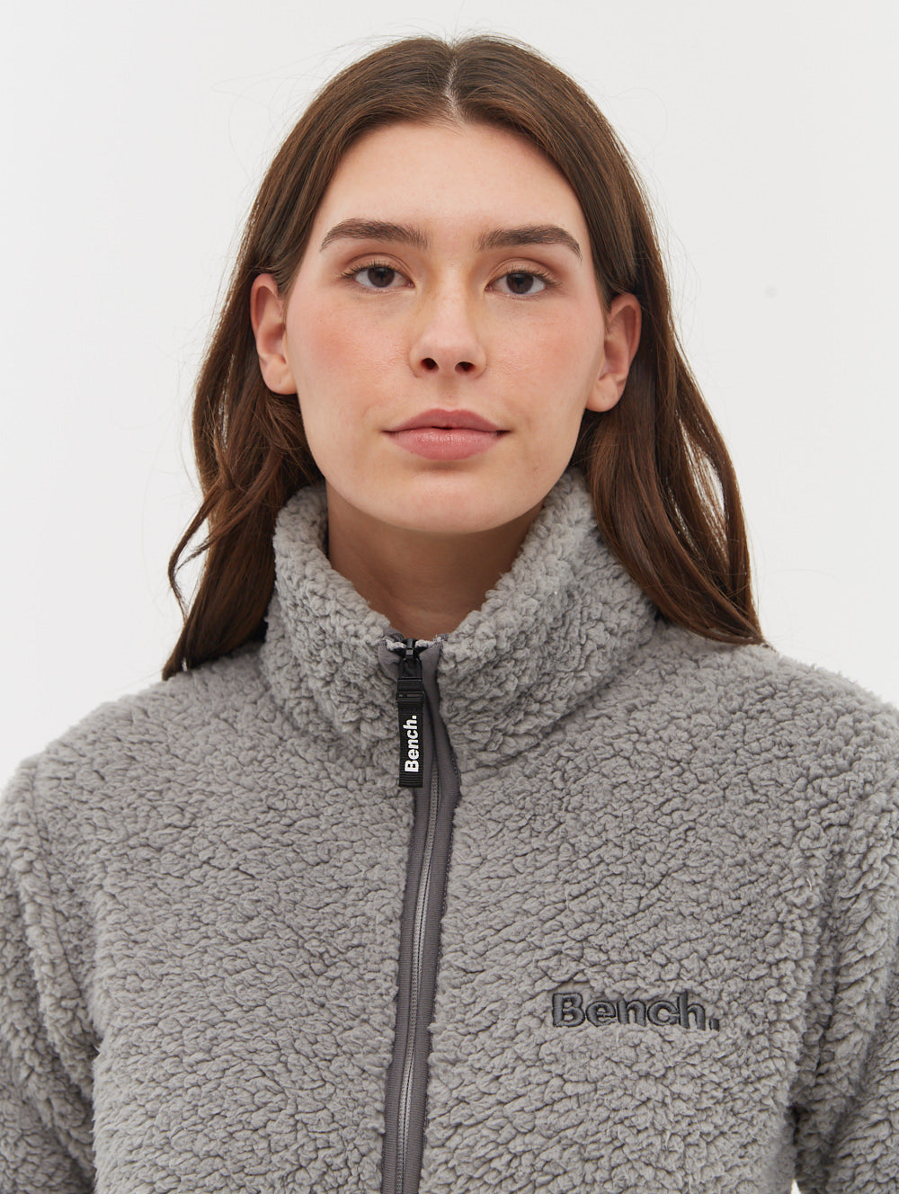 Edition Fleece Funnel Zip-Up - Grey