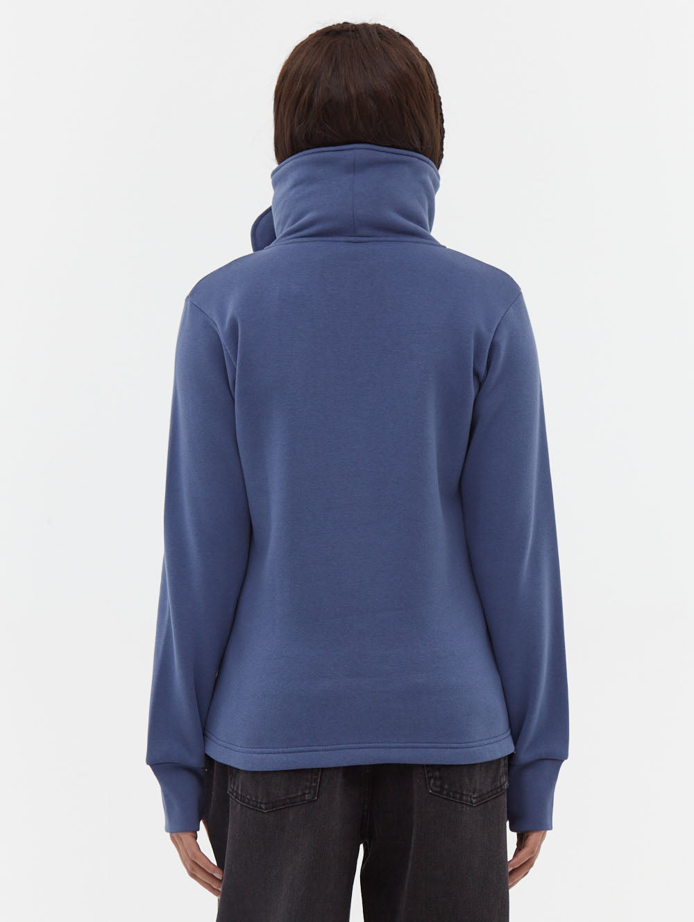 Haylo Wrap Neck Zip-Up