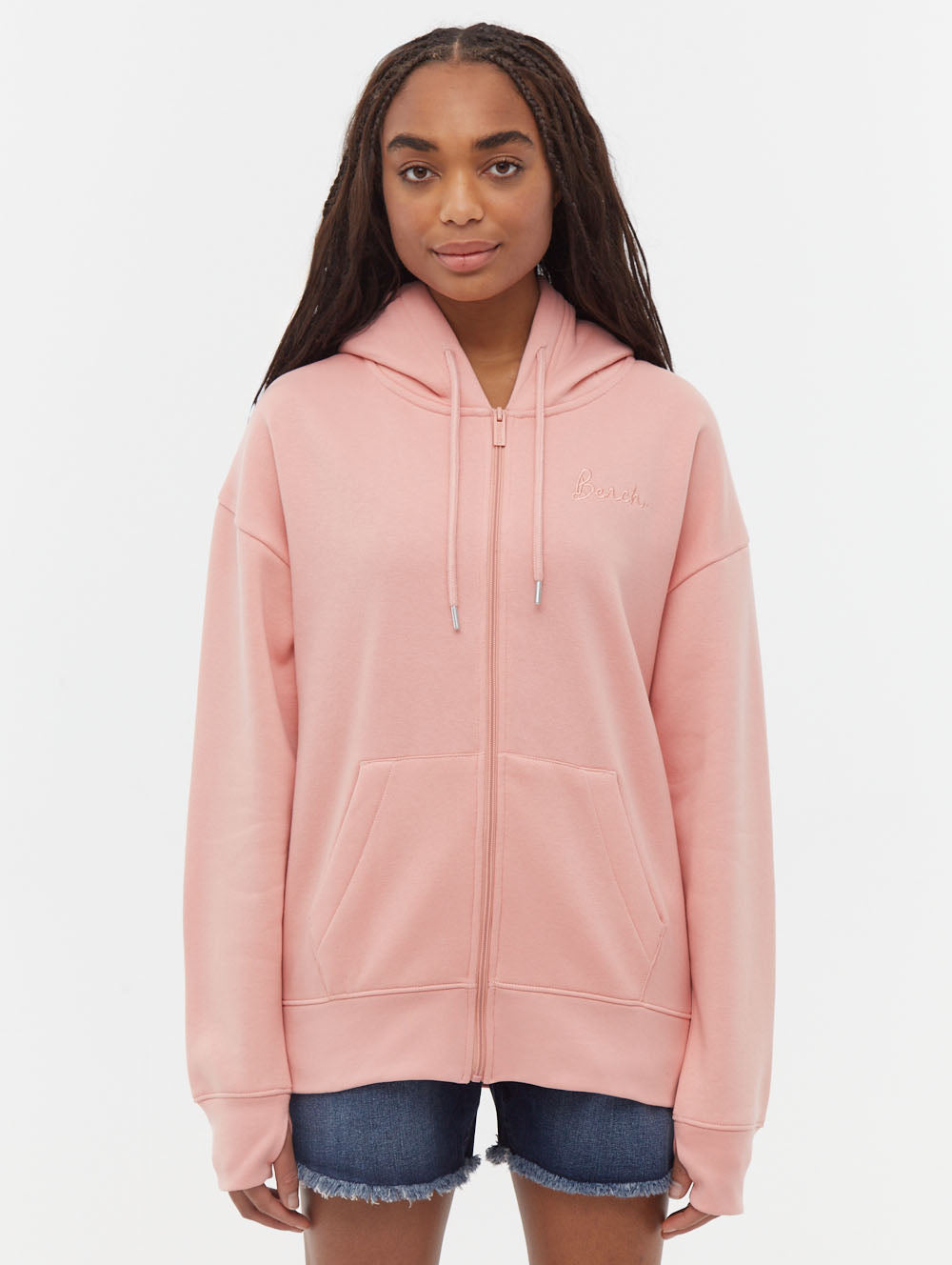 Naos Pink Zips Oversized Embroidery Shot 1