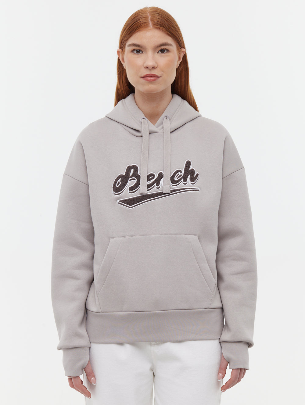 Karolina Grey GY012 Hoodies Boucle Graphic Shot 1