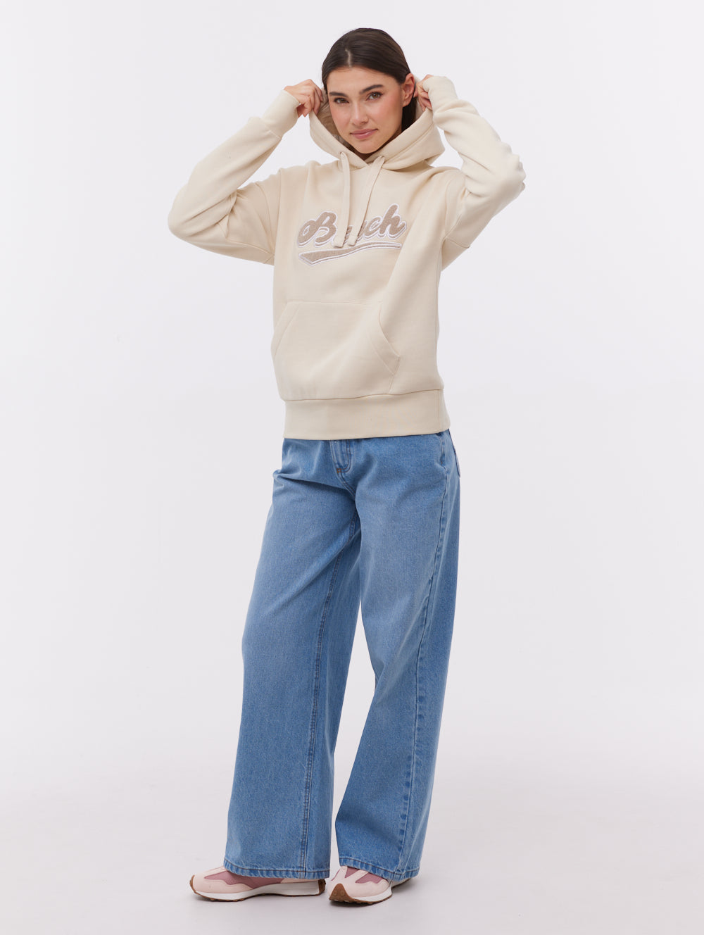 Karolina Grey TA003 Hoodies Boucle Graphic Shot 1