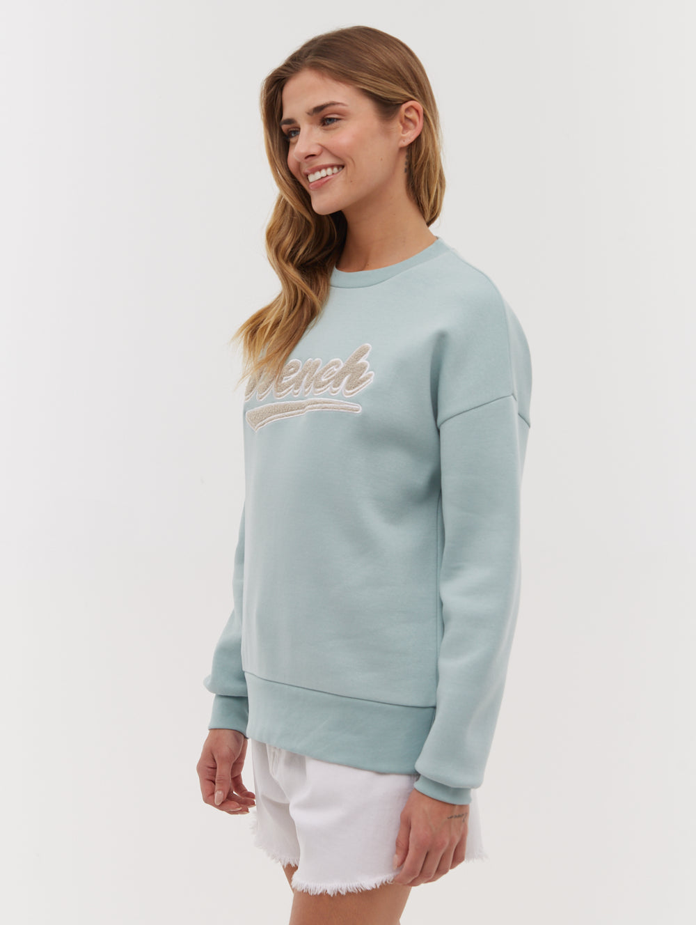 Steffi Retro Logo Crew Neck Sweatshirt