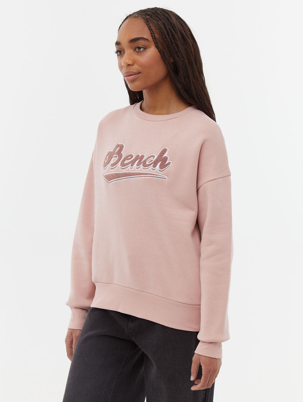 Steffi Retro Logo Crew Neck Sweatshirt