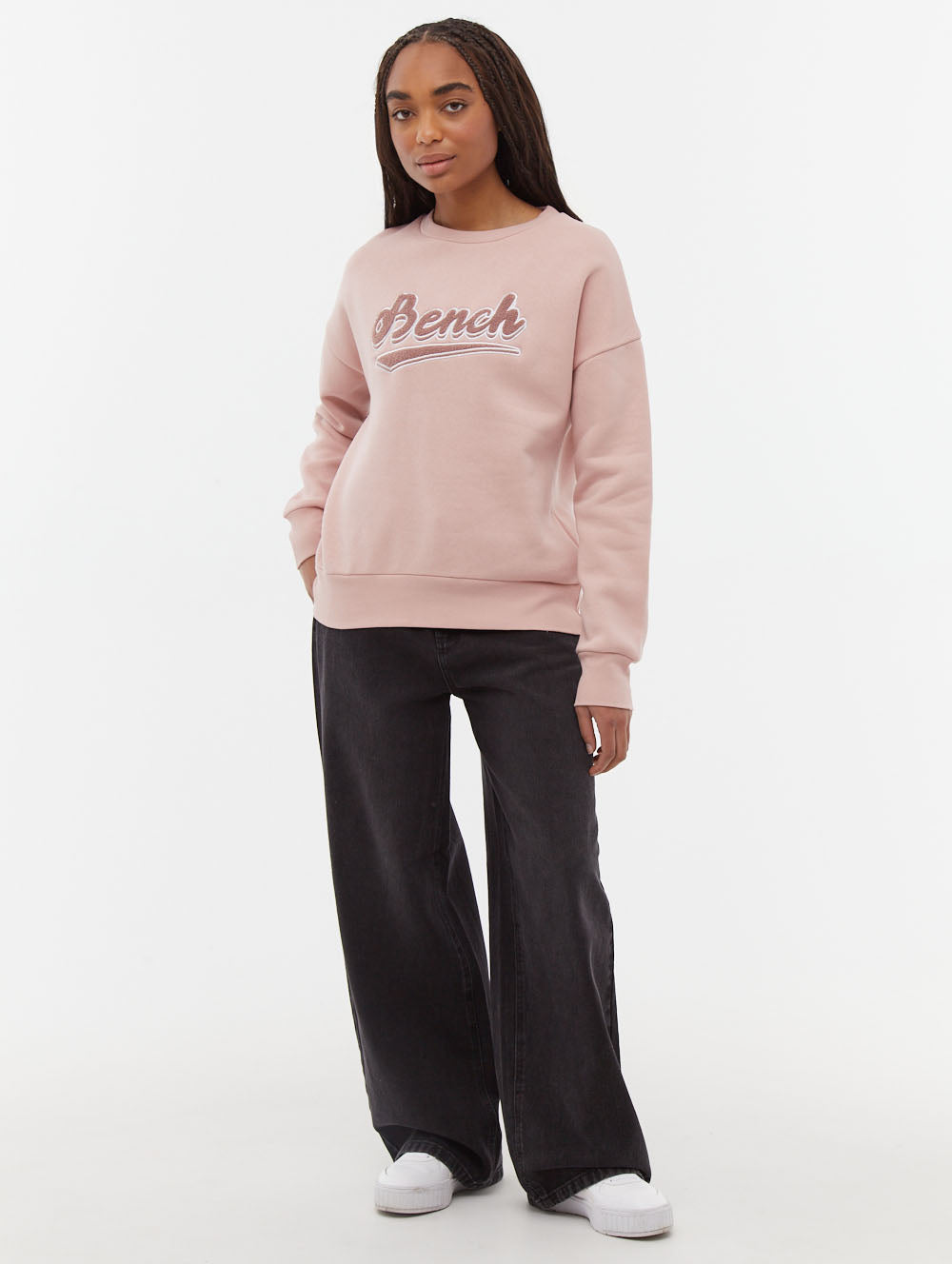 Steffi Pink PK021 Crews Boucle Graphic Shot 1
