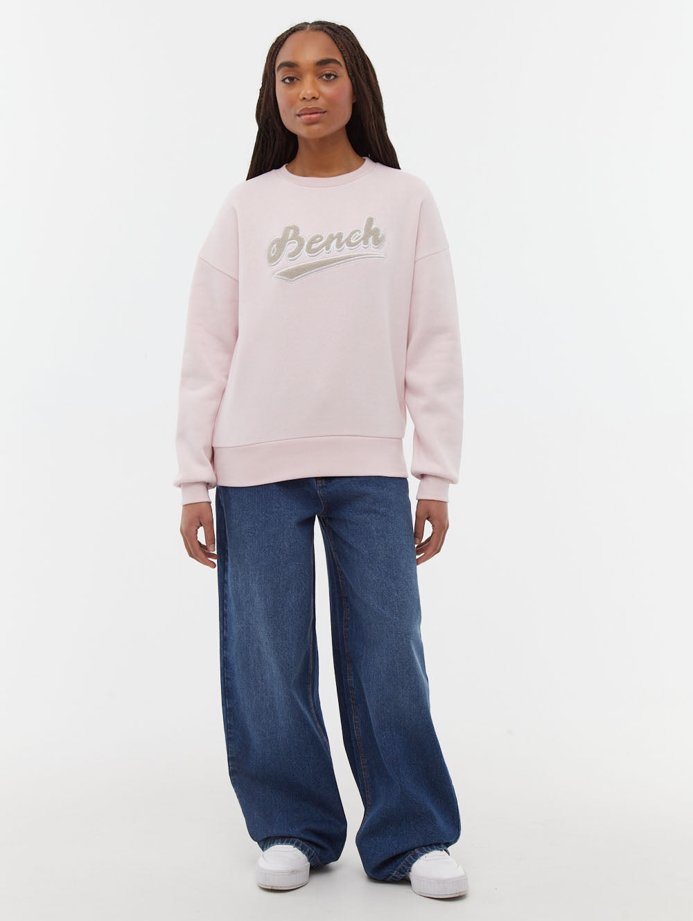 Steffi Retro Logo Crew Neck Sweatshirt