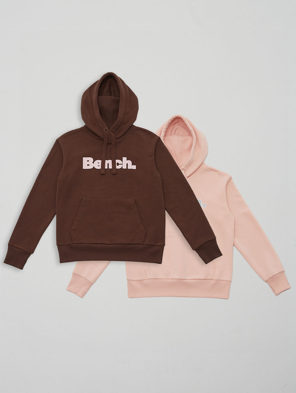 Women's Indre Hoodie 2-Pack - Brown Pink
