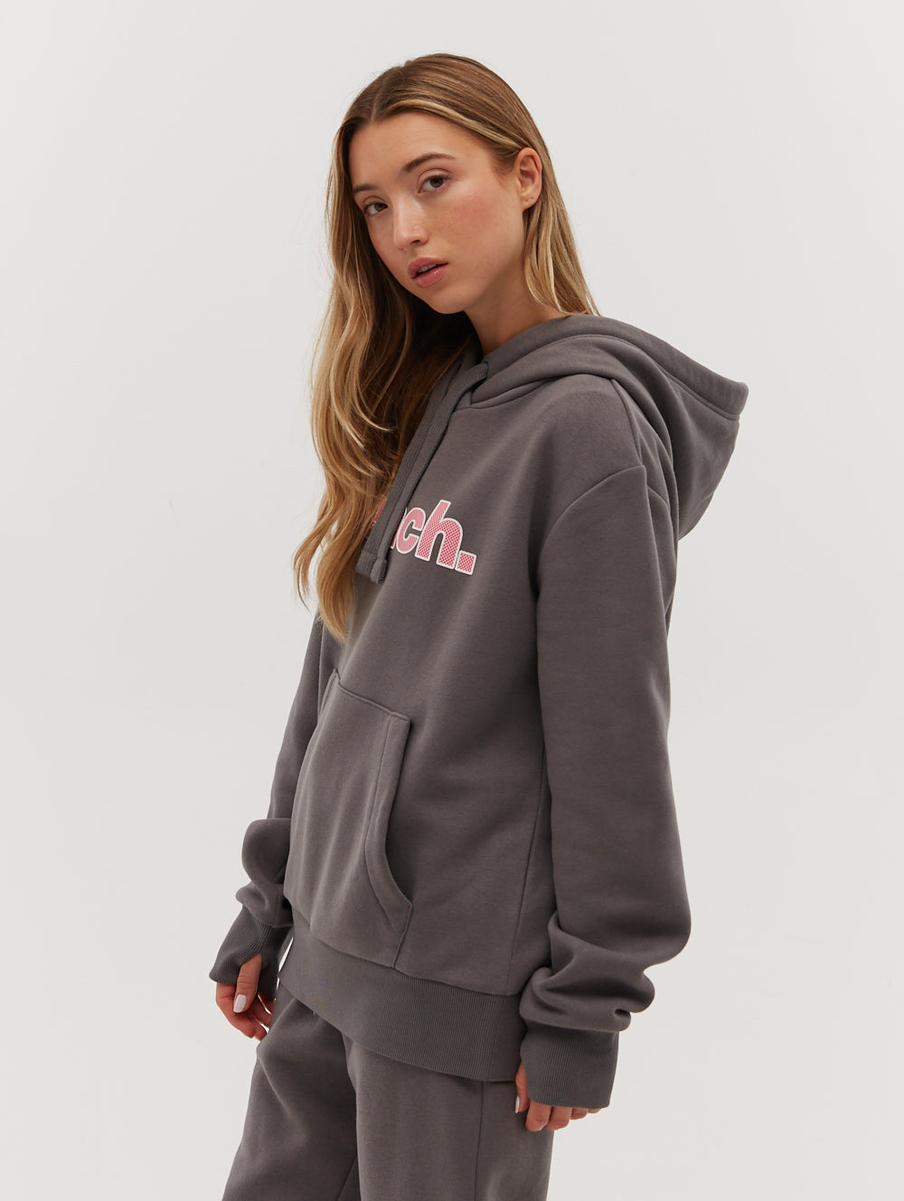 ENNA Grey Multipacks Hoody Jogger Set Shot 3