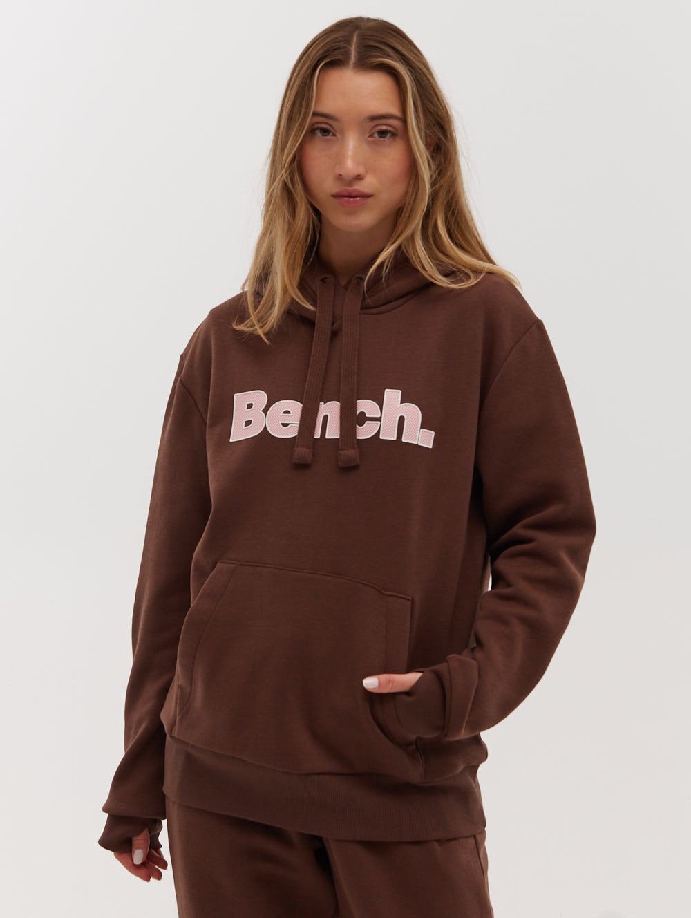 Lias Outline Logo Hoodie - Brown