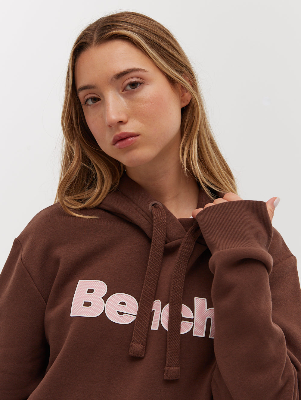 Lias Outline Logo Hoodie - Brown