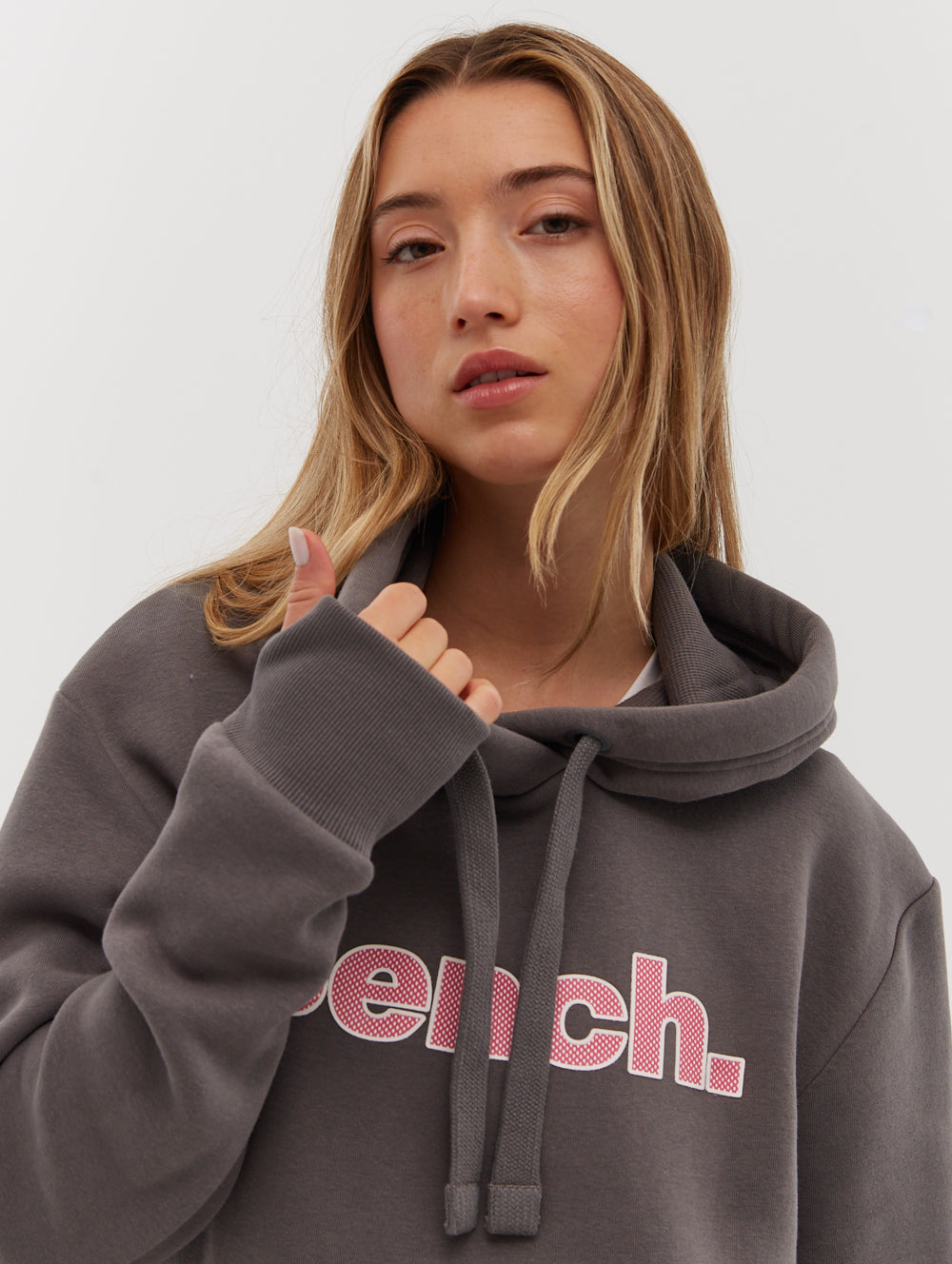 Lias Outline Logo Hoodie - Grey