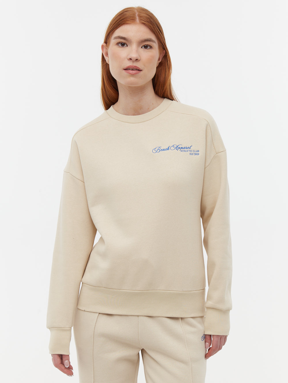 Desta Script Graphic Crew Neck Sweatshirt