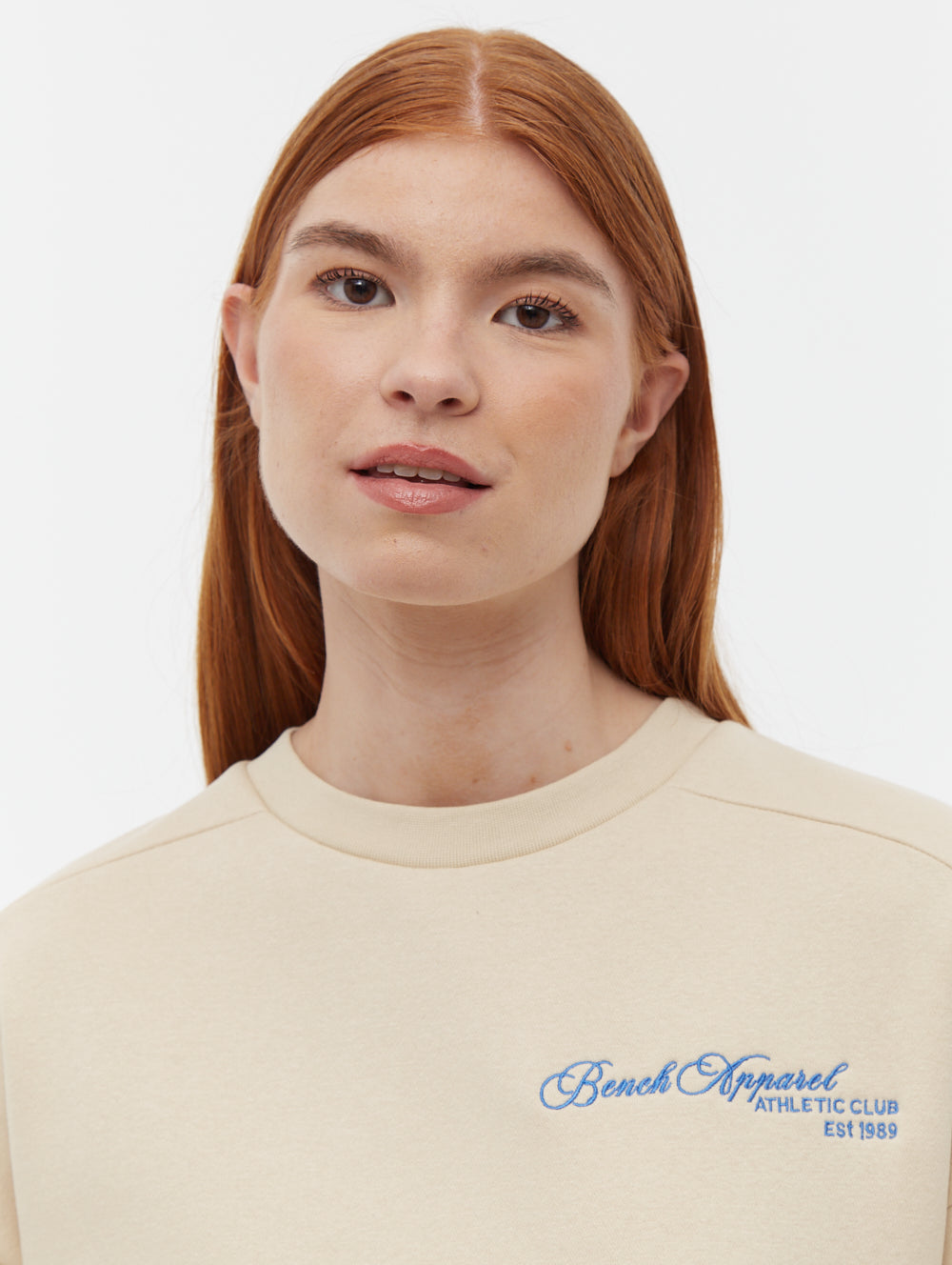 Desta Script Graphic Crew Neck Sweatshirt