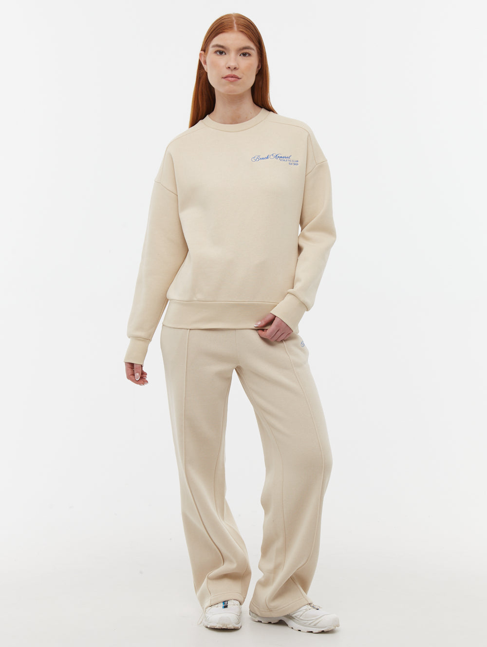 Desta Script Graphic Crew Neck Sweatshirt