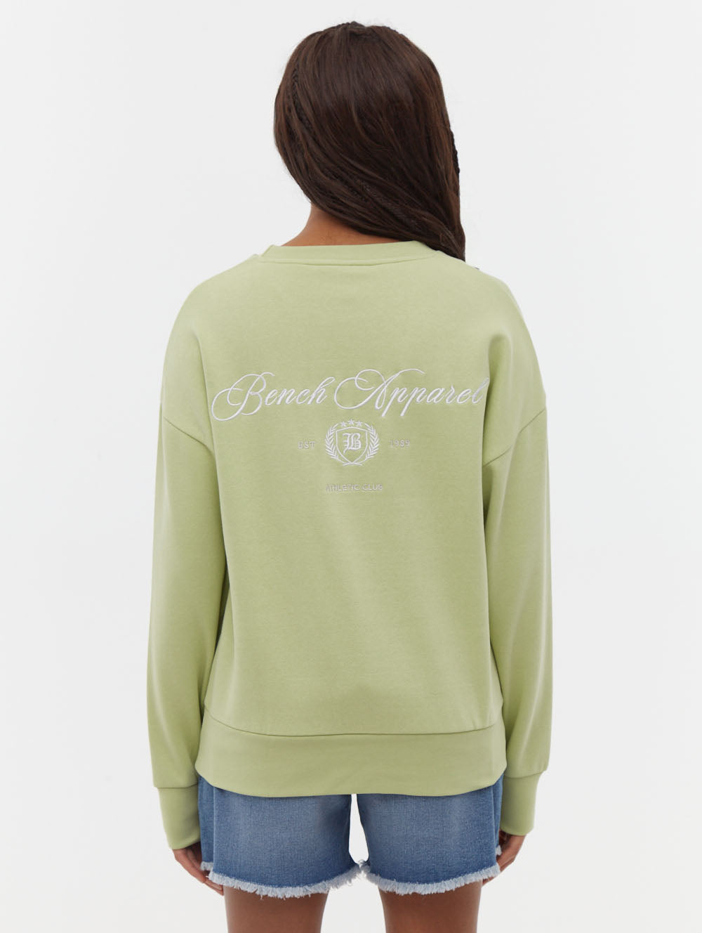 Desta Script Graphic Crew Neck Sweatshirt