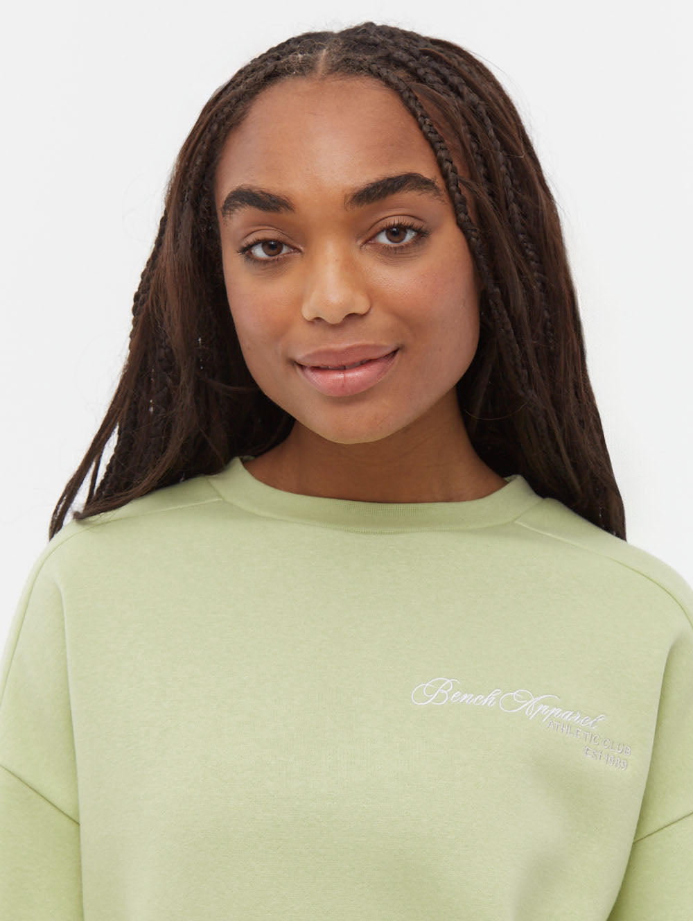 Desta Script Graphic Crew Neck Sweatshirt