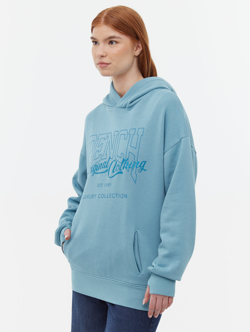 Theda Athletic Logo Oversize Hoodie