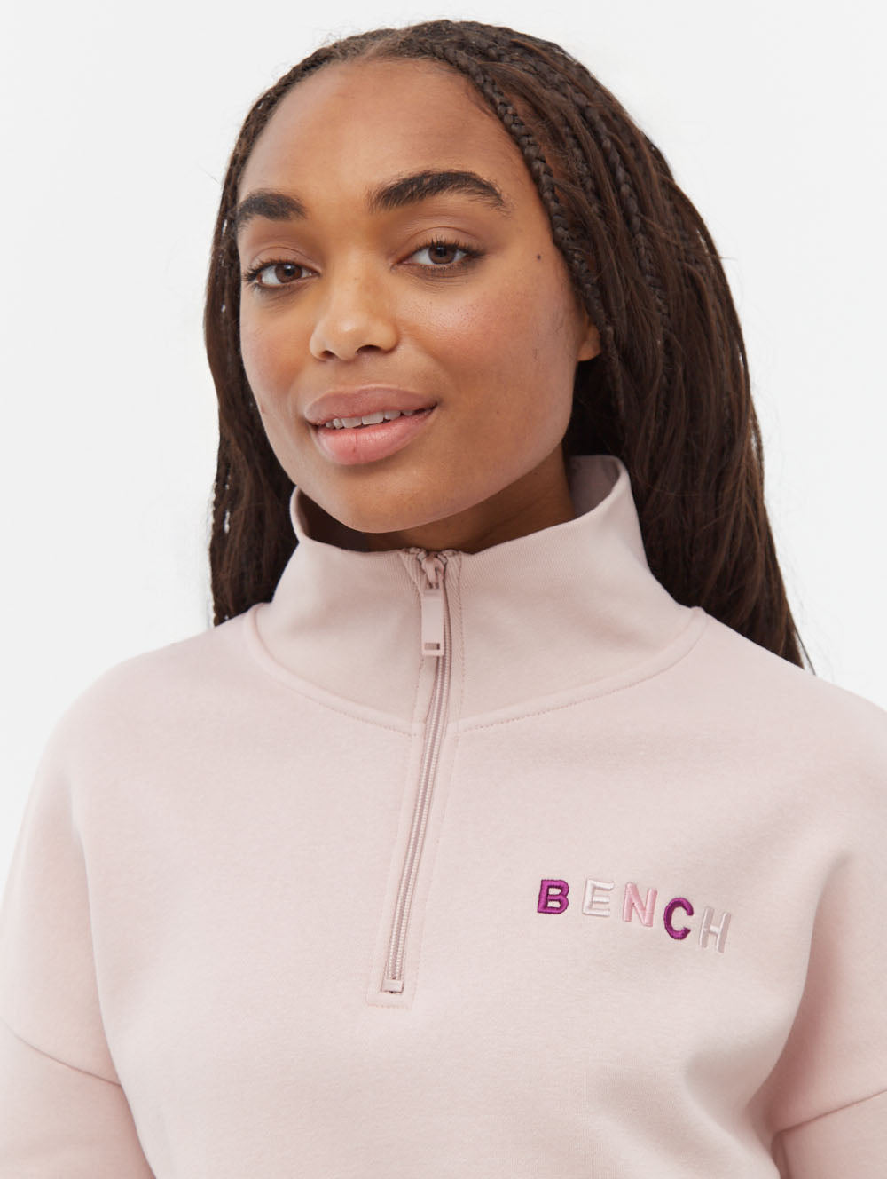 Huntley Quarter Zip Funnel Neck Sweatshirt