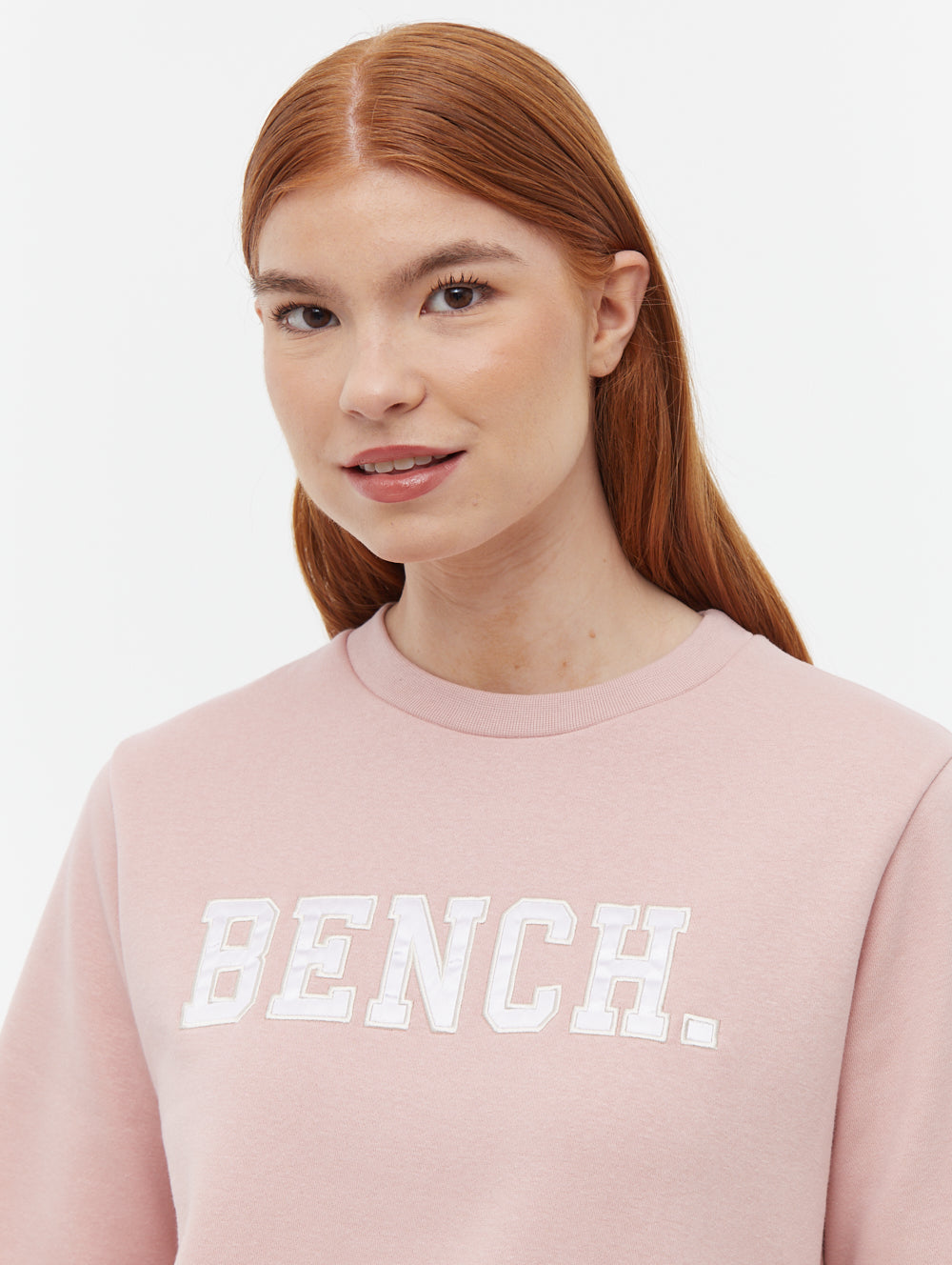 Urlenne Collegiate Logo Crew Neck Longline Sweatshirt