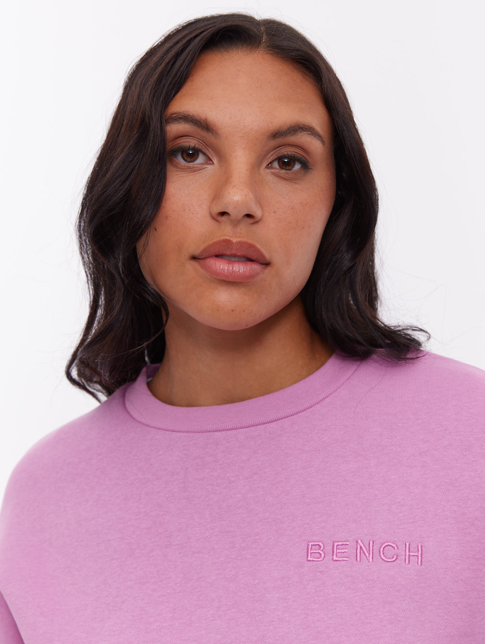 Joda Vertical Logo Crew Neck - Pink