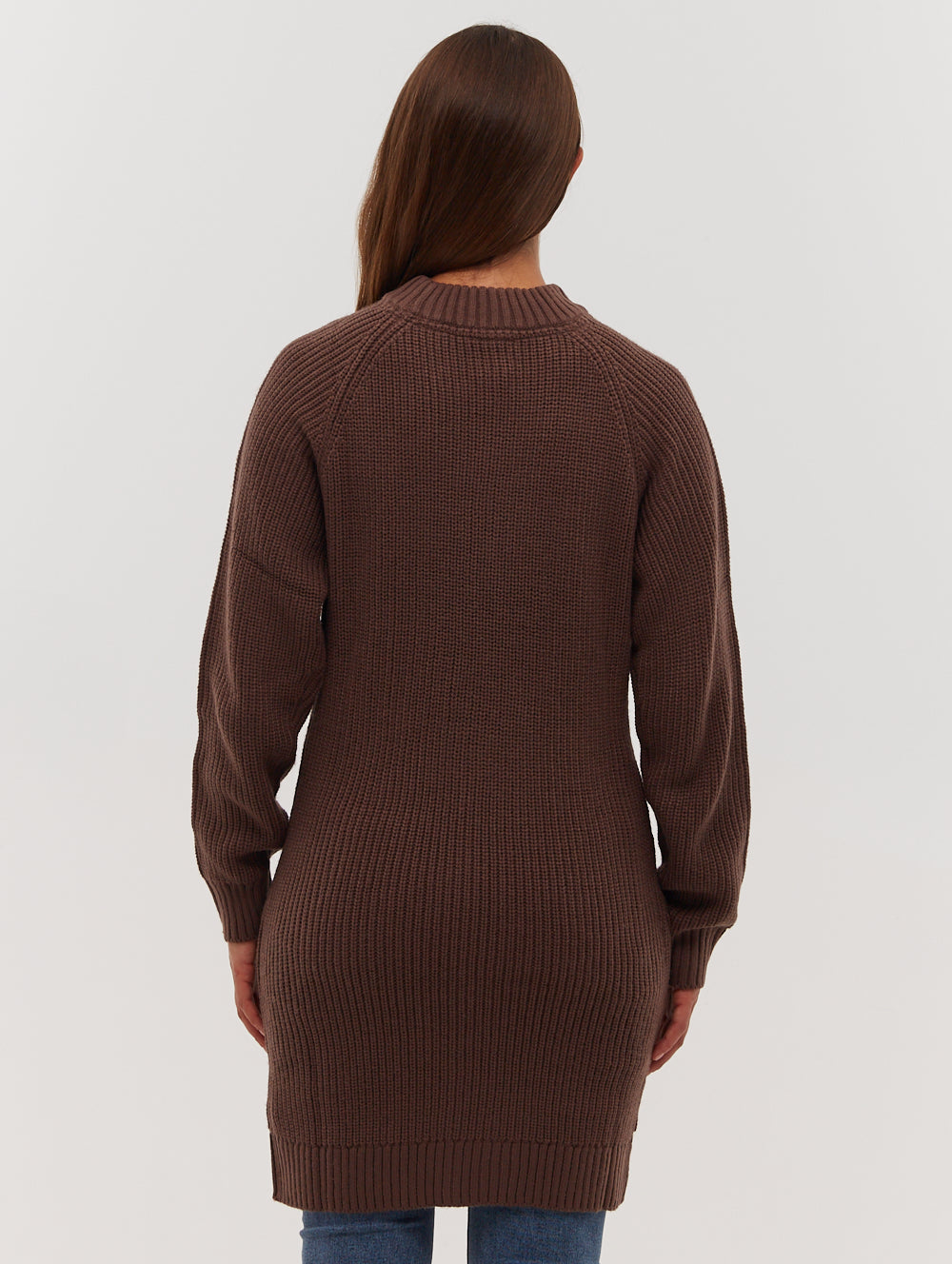KARLIE Brown Knits Dresses Shot 4