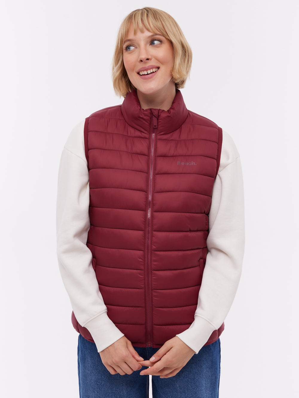 Meridian Red BU028 Outerwear Vests Shot 1