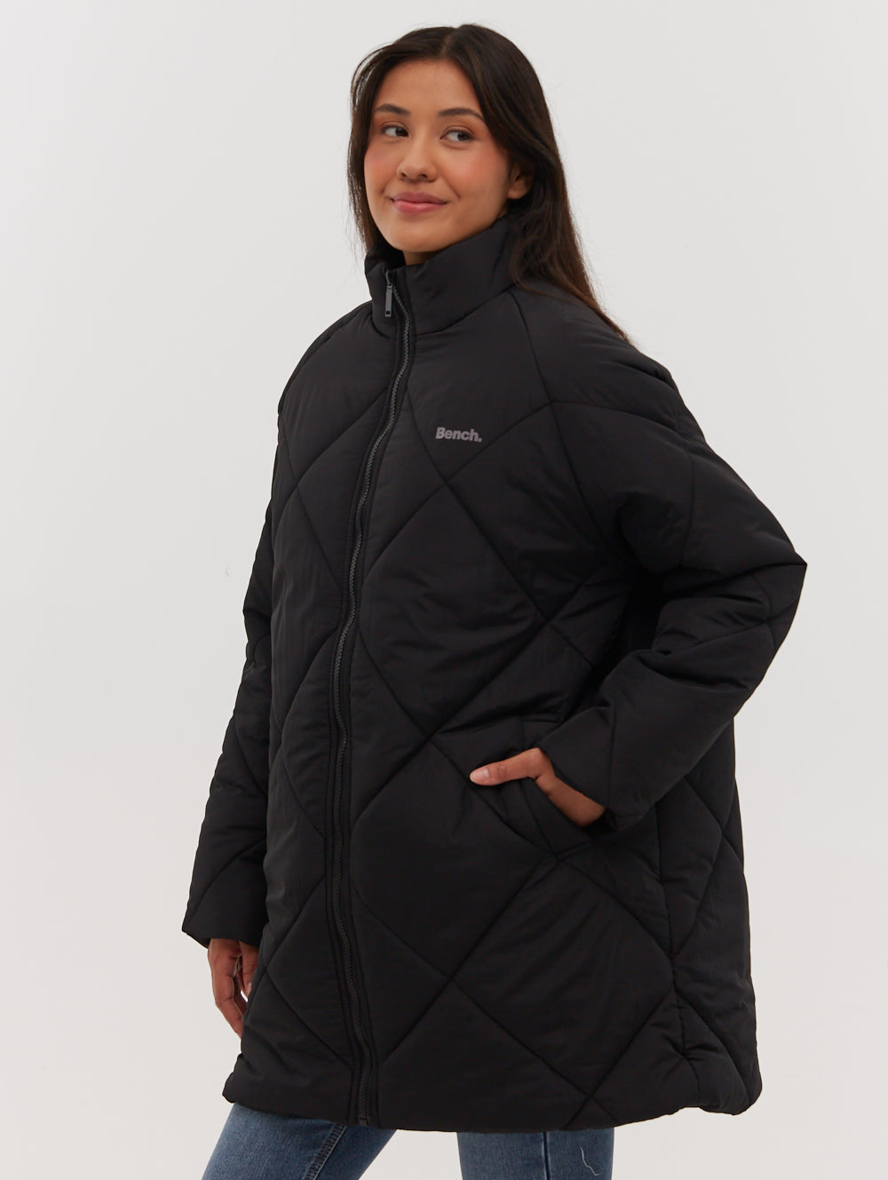YARAH Black Outerwear Jackets Shot 3