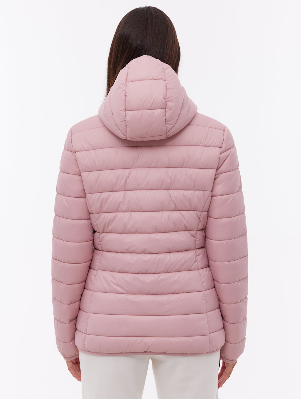 Nella Hooded Puffer Jacket - Pink