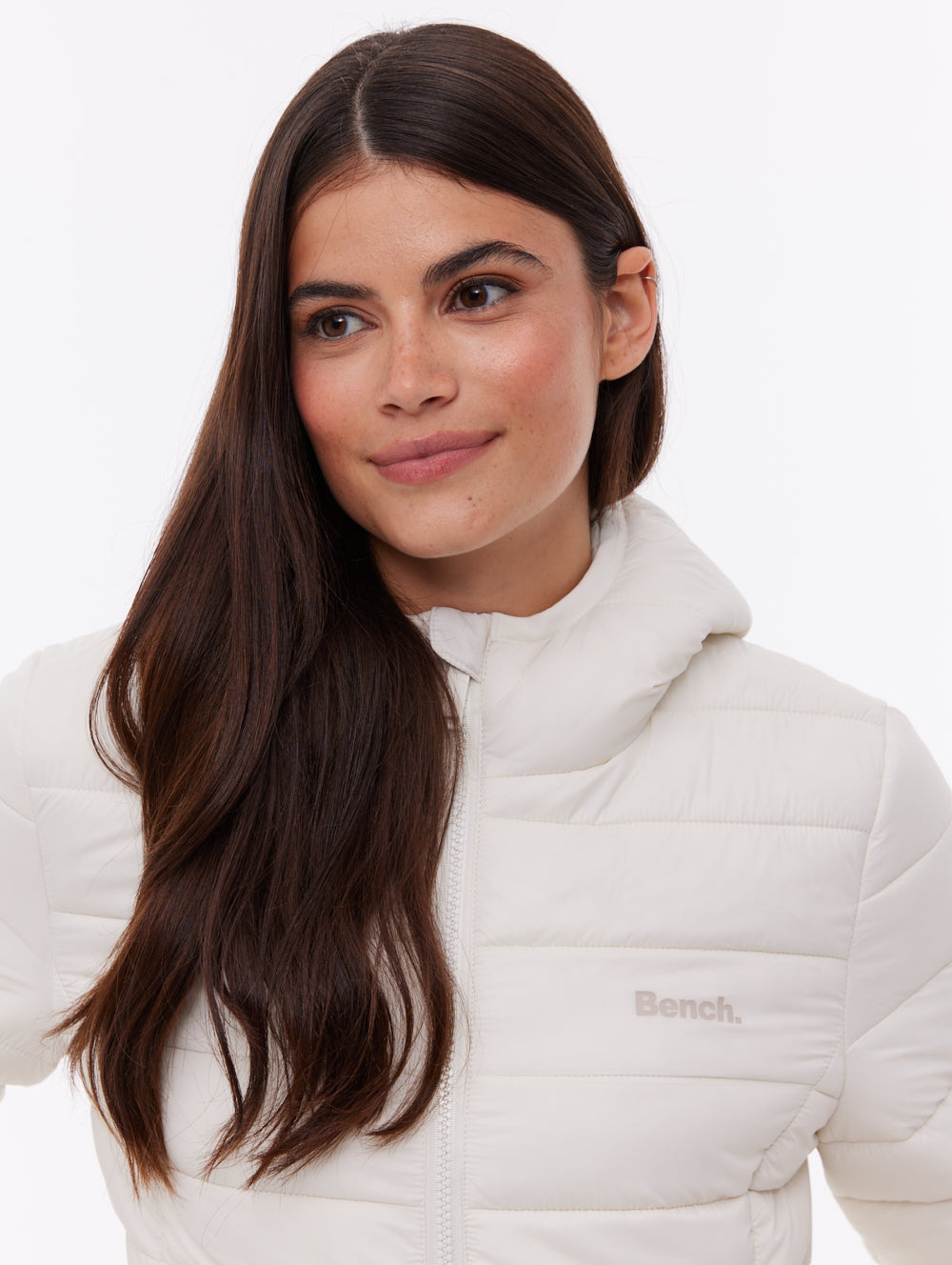 Nella veste matelassée à capuchon - Blanc