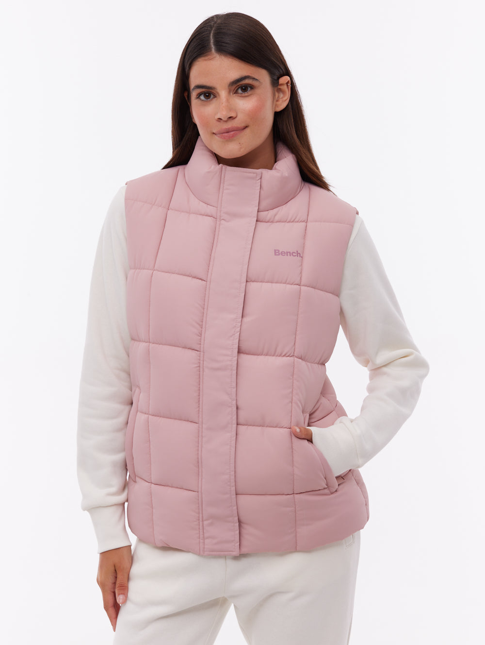 Kacie Pink PK015 Outerwear Vests Shot 1