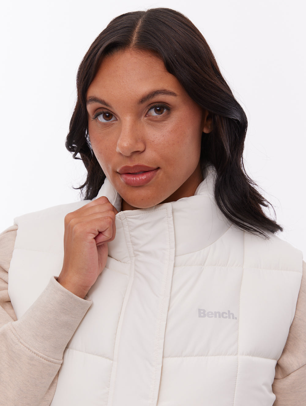 Kacie Puffer Vest - White