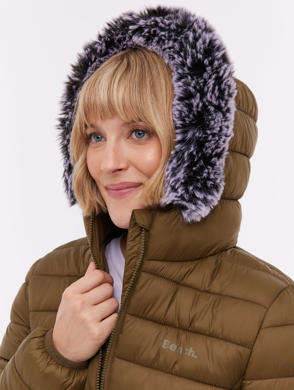 Harel Hooded Puffer Jacket - Green