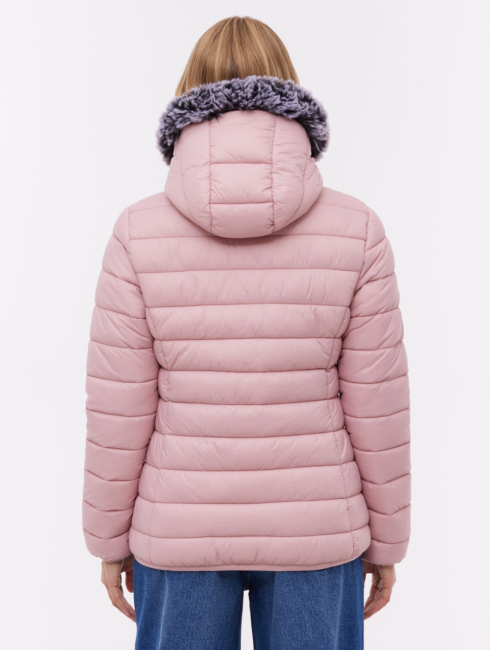 Harel Hooded Puffer Jacket - Pink
