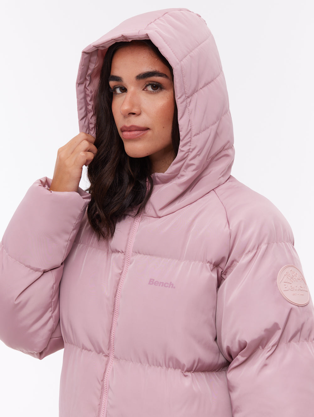 Larah Pink PK015 Outerwear Parkas Shot 2