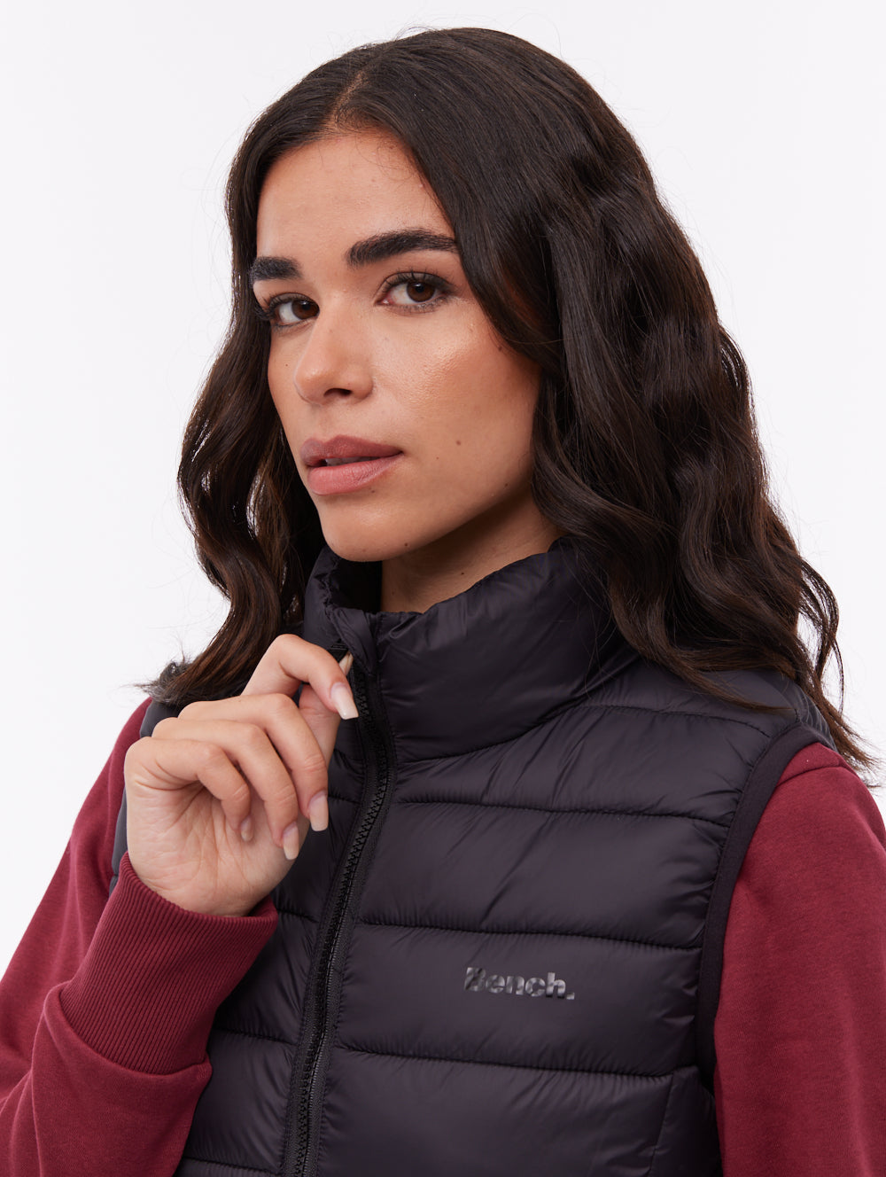 Meridian Maxi Puffer Vest - Black