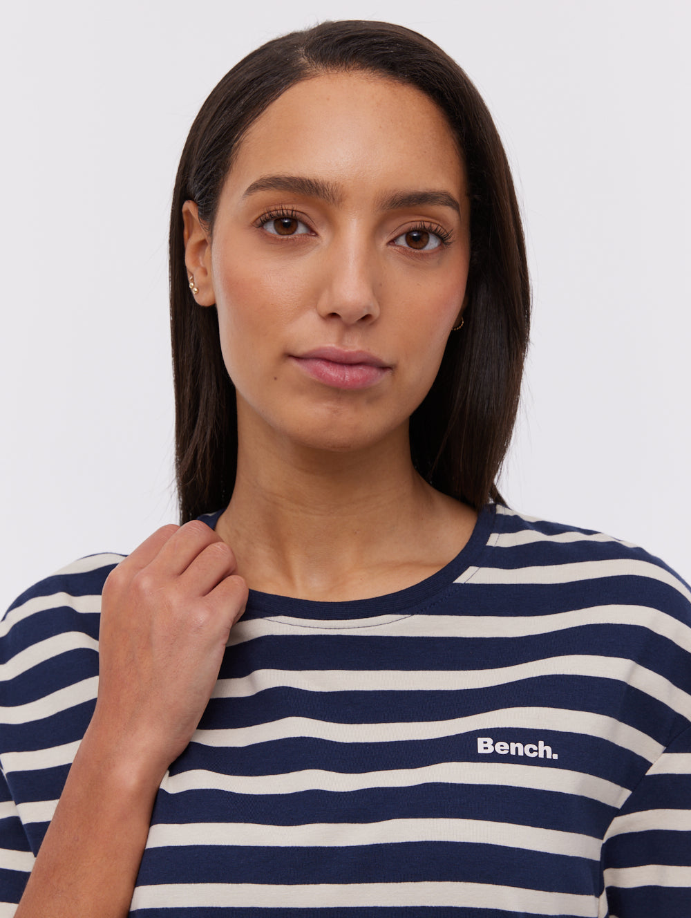 Frandi Striped T-Shirt Midi Dress