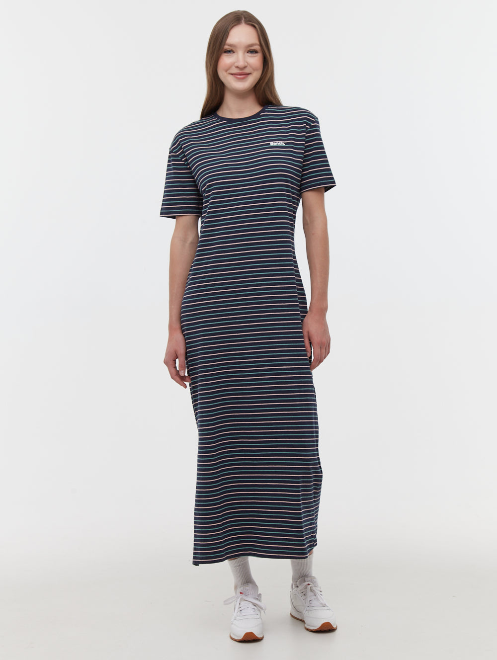 Marri Striped T-Shirt Maxi Dress