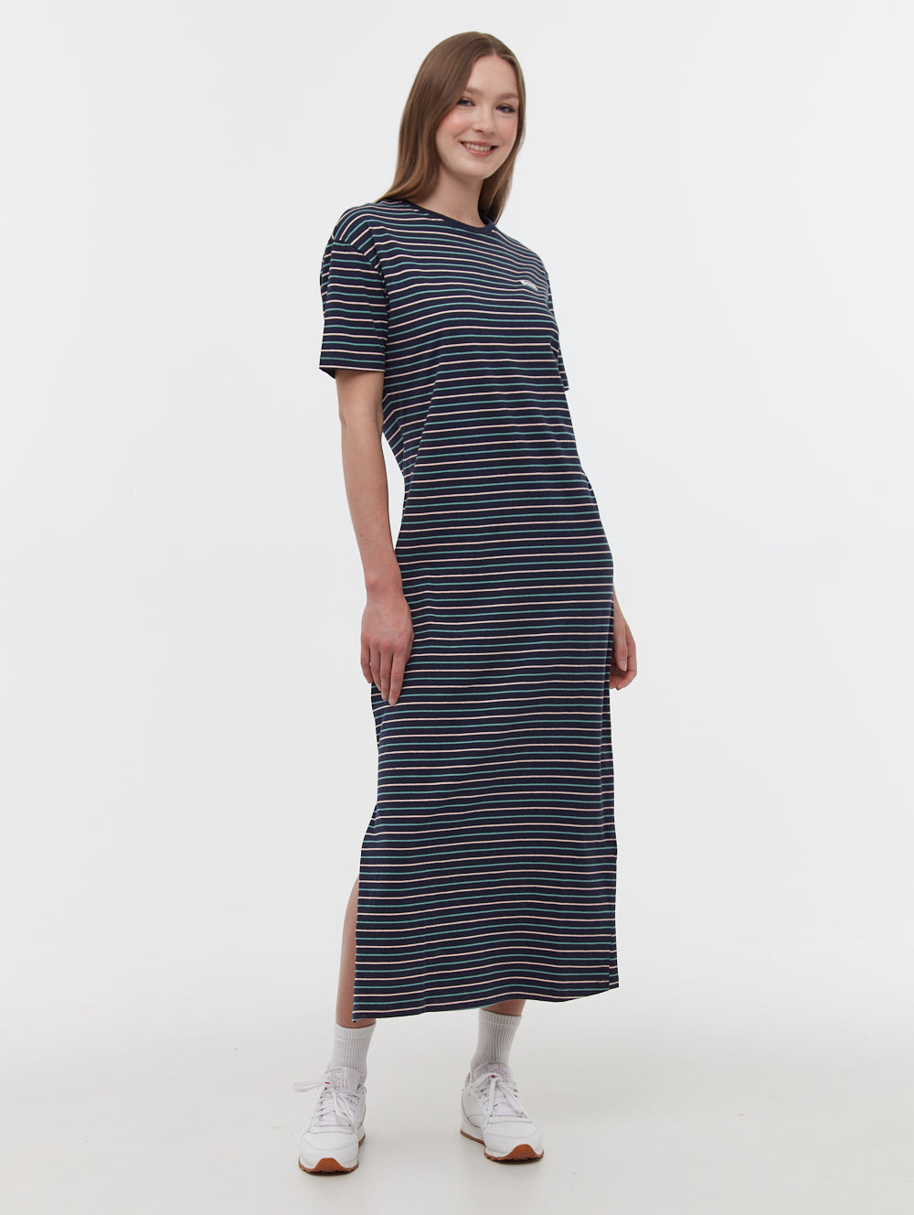 Marri Striped T-Shirt Maxi Dress