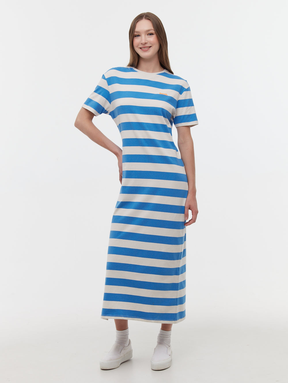 Marri Striped T-Shirt Maxi Dress