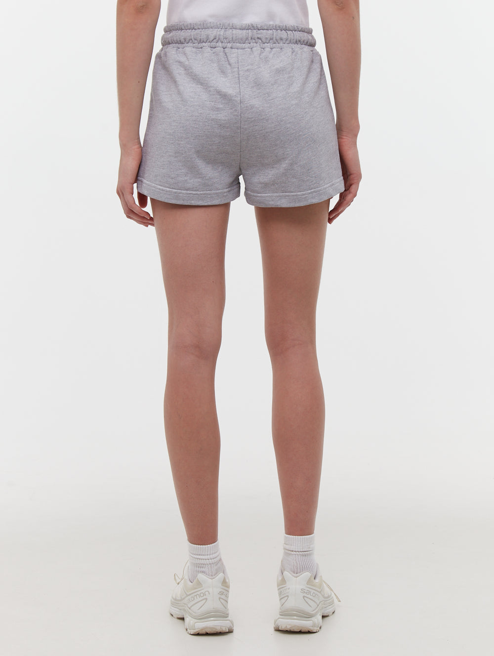 Phoebe Hip Logo Jogger Shorts