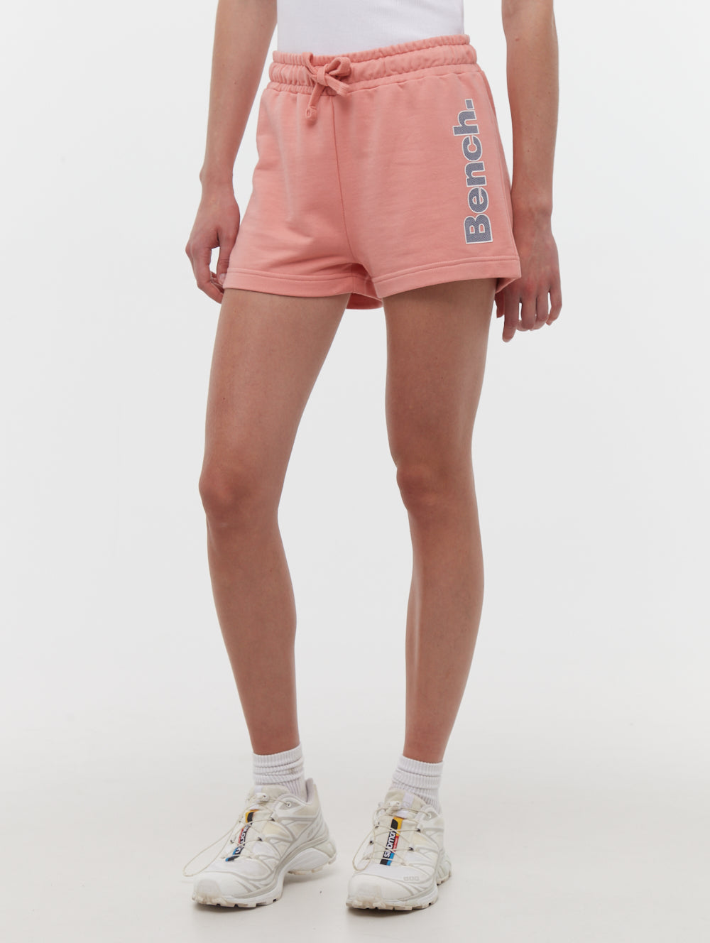 Phoebe Hip Logo Jogger Shorts