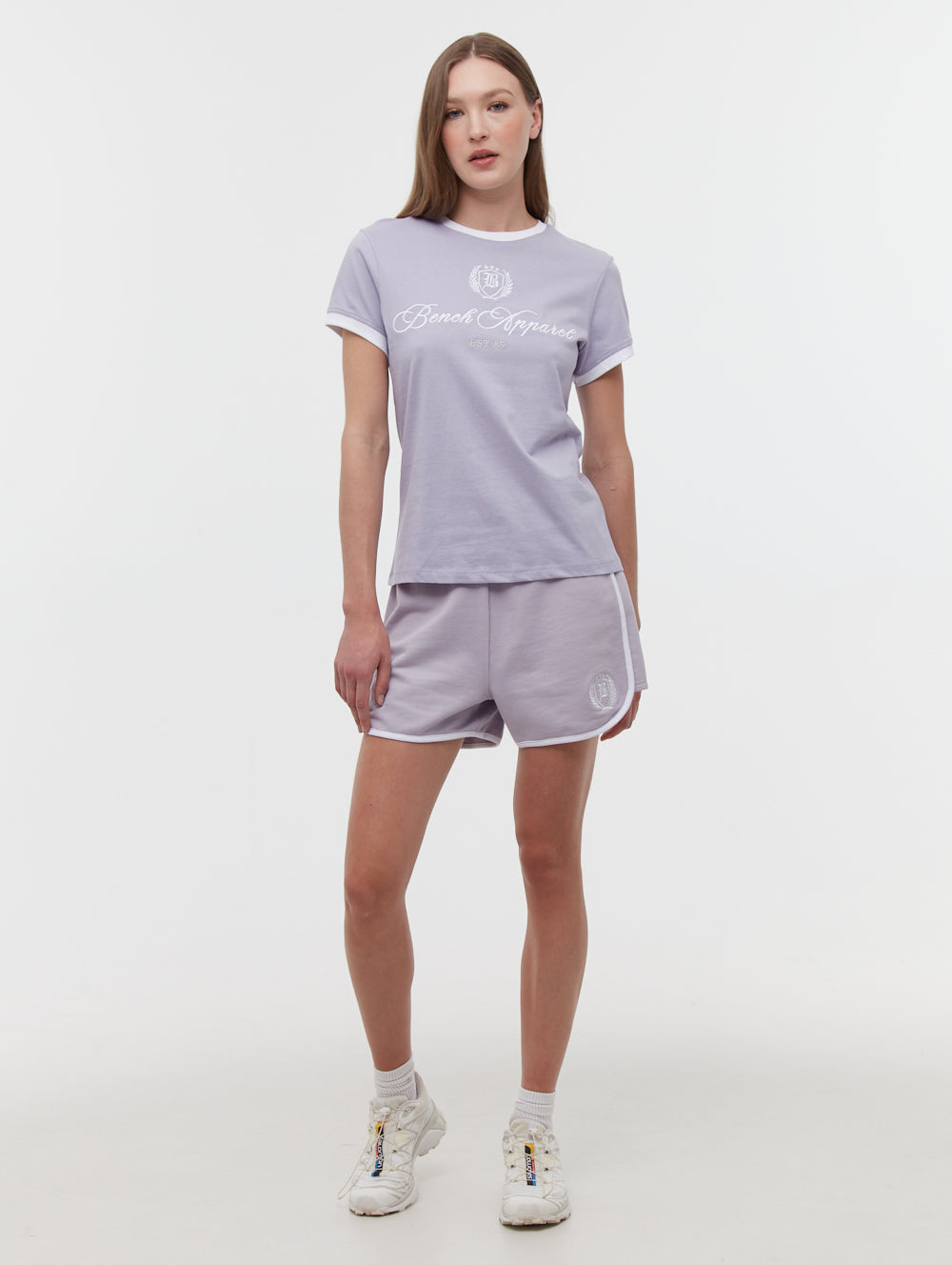 Soliha Purple Shorts Shot 1