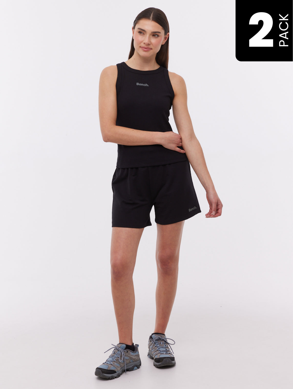 Pomra Ribbed Tank Top & Shorts 2-Pack