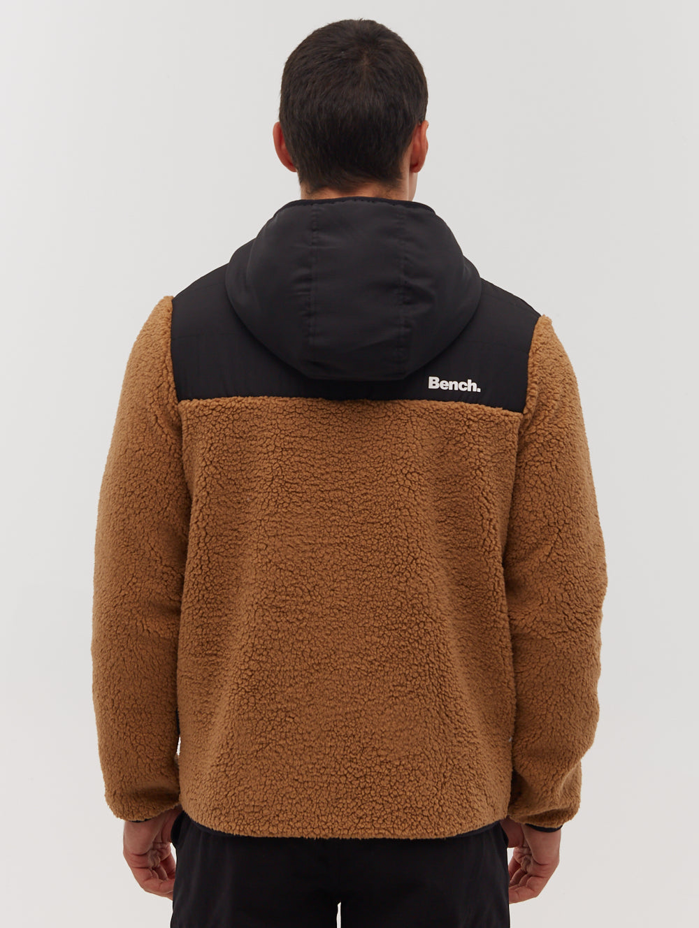 Blankor Quilted Yoke Zip-Up Sherpa