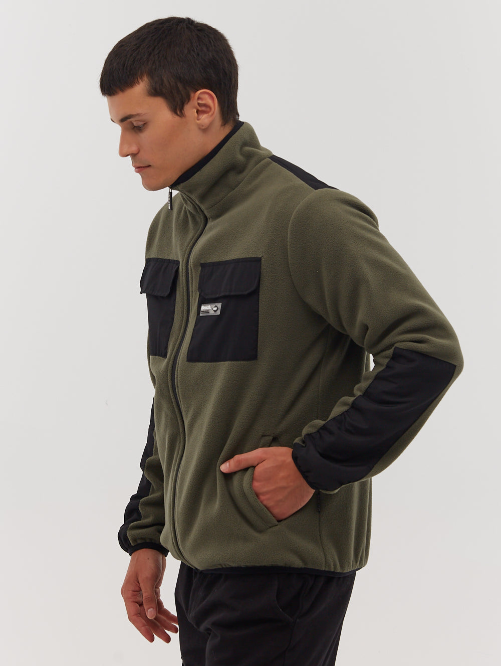 Anders Double Patch Pocket Zip-Up Sherpa