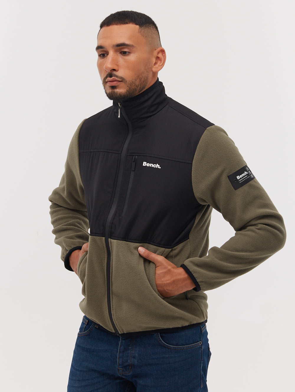 Burlow Yoked Zip-Up Sherpa