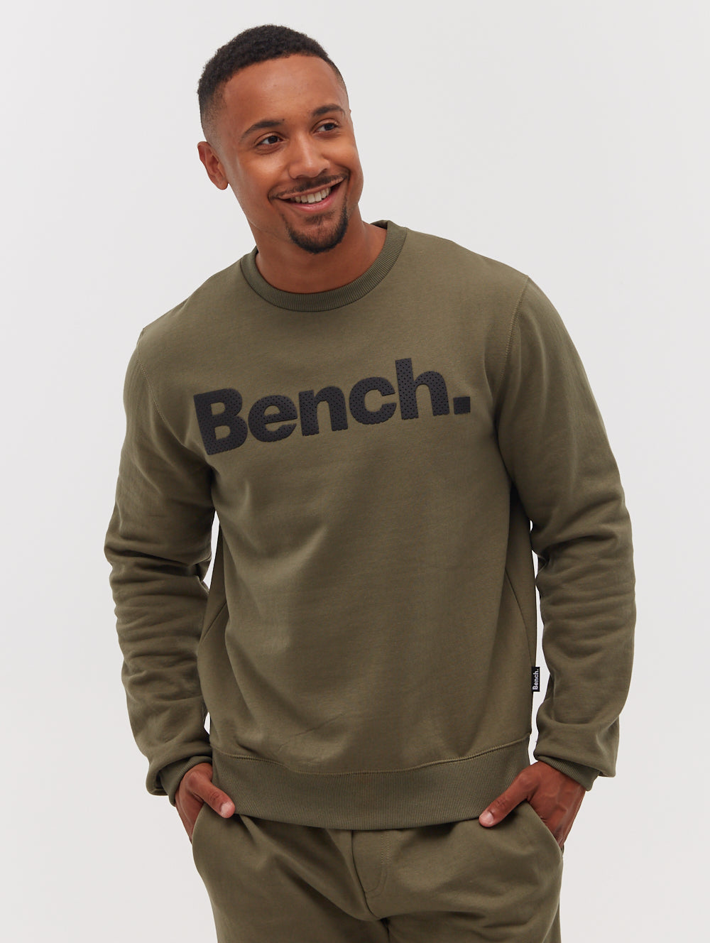 Tipster Perforated Logo Crew Neck Sweatshirt