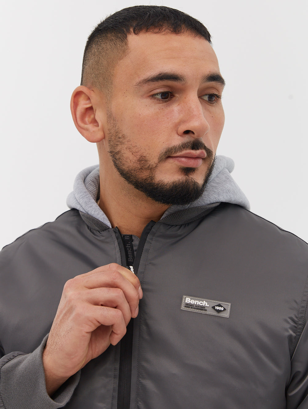 Bomper Fleece Hood Bomber Jacket