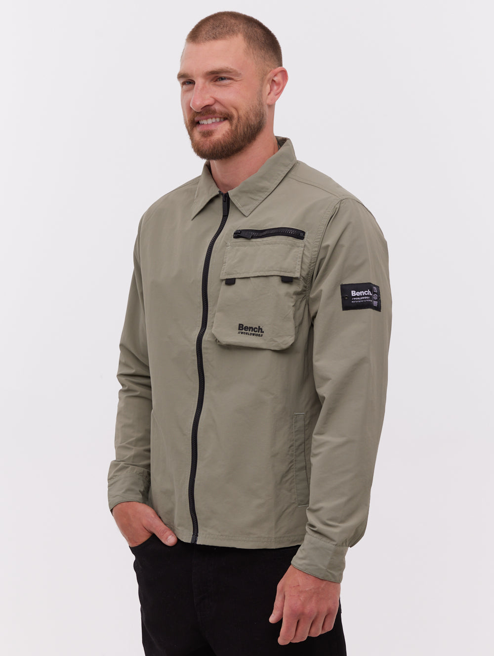 Aikido Zippered Shacket