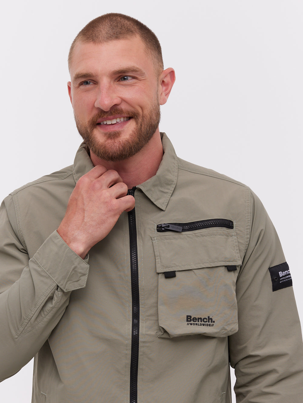 Aikido Zippered Shacket